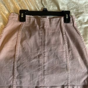 Pink skirt